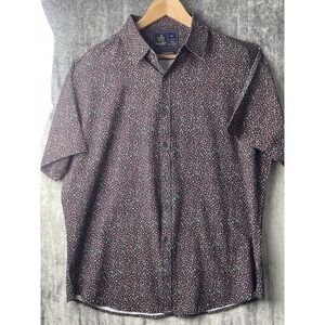 Rugby Red Floral Short-Sleeve Button-Down Shirt